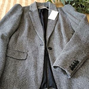 New Black and White Office Blazer